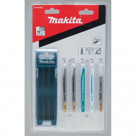 Pistosaha terade komplekt B-44426 10-osaline tööpikkus 60-77mm