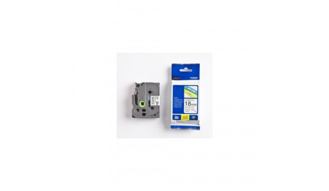Etiketilint TZe-241 18mm jaepakend, must valgel