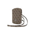 Guess Zip 4G Triangle bag - brown