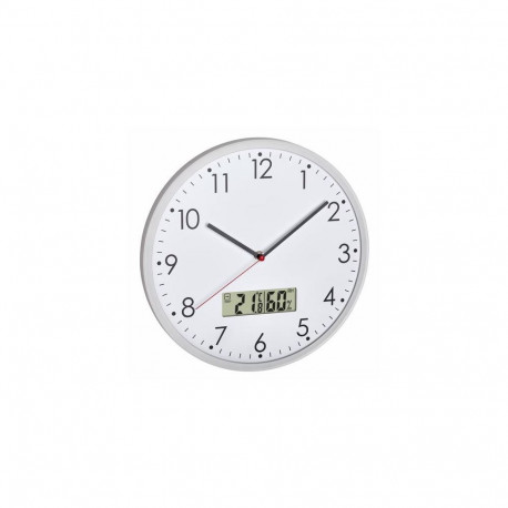 TFA-Dostmann 60.3048.02 wall/table clock Digital clock Round White
