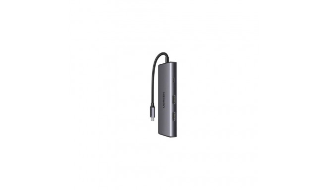 Ugreen 15531 interface hub USB Type-C 1000 Mbit/s Grey
