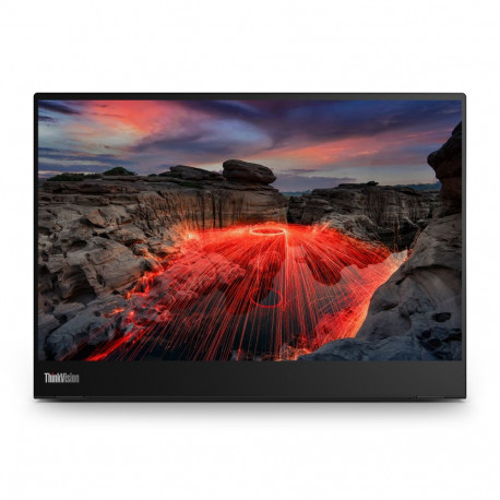 35,6cm/14" (2240x1400) Lenovo ThinkVision M14t Gen 2 IPS Touch portable 6ms 60Hz 2xUSB-C Black