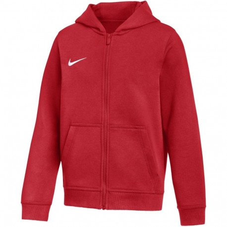 Bluza dla dzieci Nike Park 26 Fleece Full-Zip Hoodie czerwona IB1232 657 XL