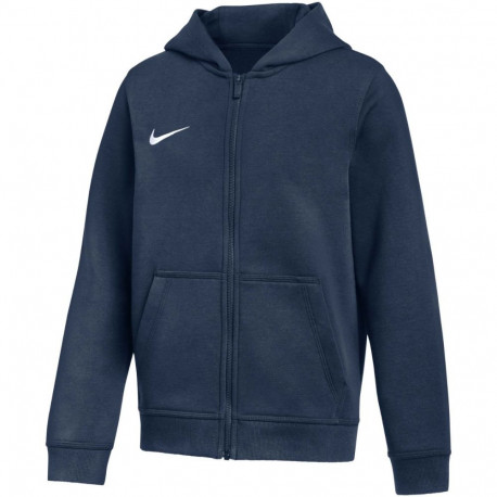 Nike laste kapuutsiga pusa Park 26 fliisist täispika tõmblukuga IB1232 410 XL, tumesinine