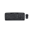 LOGITECH Wireless Combo MK330 Keyboard and mouse set wireless 2.4 GHz International black (US)
