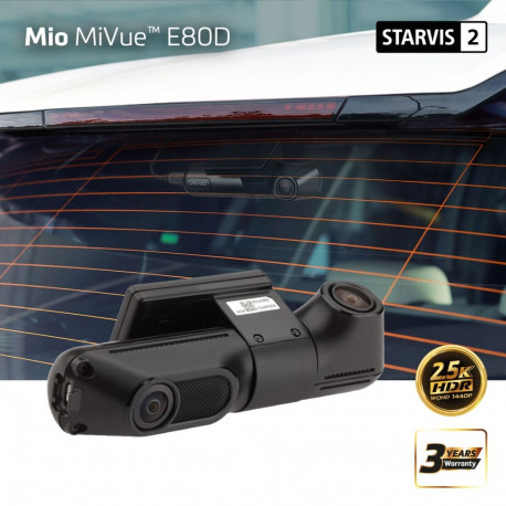 Mio MiVue E80D HDR kahe tagakaameraga kaamera