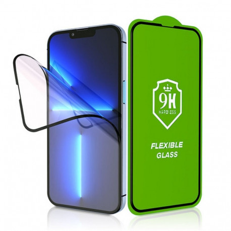 5D Full Glue Hybrid Glass for Samsung S26 Plus Bestsuit Flexible (Fingerprint Reader Compatible) Bla