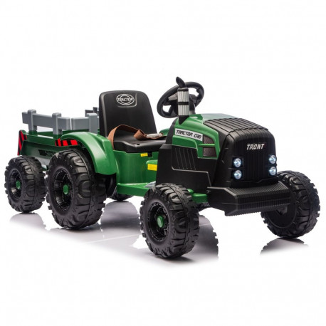 Akutraktor CH9959B koos haagisega 24V, tumeroheline