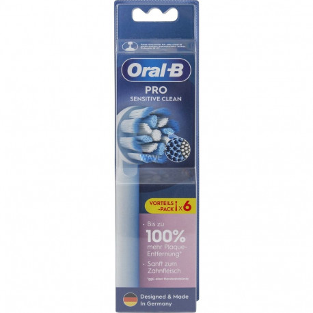 Oral-B Pro Sensitive Clean Aufsteckbürsten 6er-Pack (weiß)