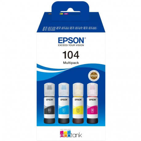 Epson Multipack EcoTank 104 (C13T00P640), Ink