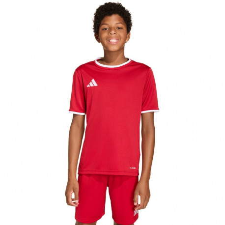 Koszulka dla dzieci adidas Entrada 26 Jersey czerwona JZ2523 128cm