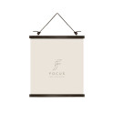 Focus Poster Hanger Magnetic Walnut 41cm