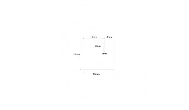 Focus fotoplokk keskmine 11cm, pähkel