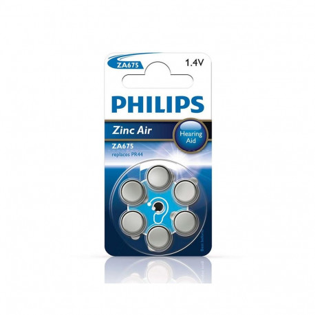Philips patarei ZA675 (PR44) 1.4V Zinc Air