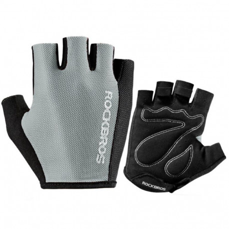 Rockbros Rockbros S099GR cycling gloves, size L - gray