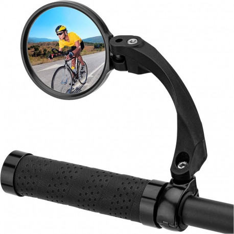 Rockbros Rockbros 26210001003 Rearview Left Bicycle Mirror - Black