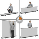 Walimex pro Roll-up Panel Hintergrund 210x220cm grau