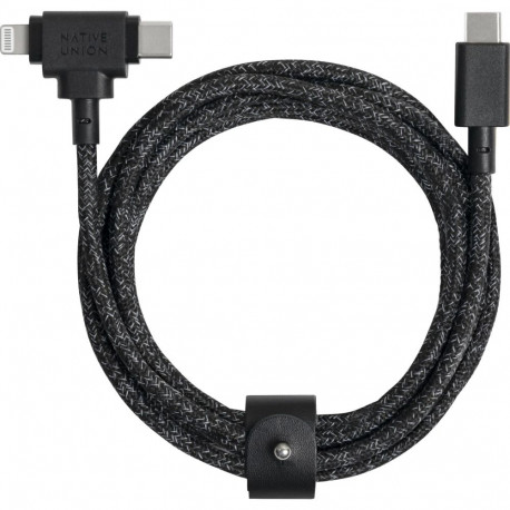 Native Union Belt Cable Duo USB-C to C/Lightning cosmos 1,5 m