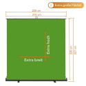 Walimex pro roll-up paneel taust 210x220cm roheline