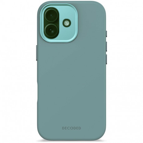 Decoded AntiMicrobial Silicone Backcover iPhone 17 Retro Blue