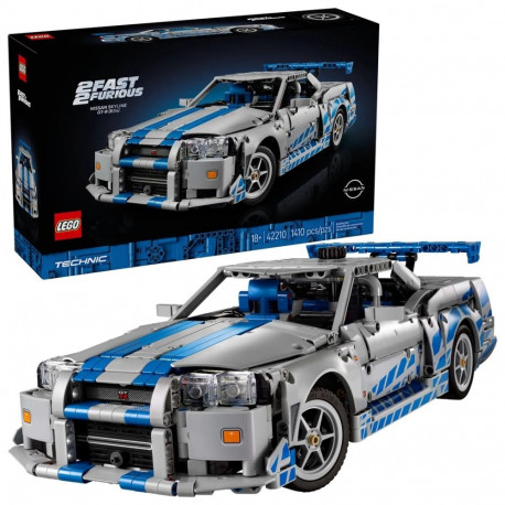 LEGO TECHNIC komplekt 42210 2 Fast 2 Furious Nissan Skyline GT-R (R34)