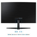 "68,6cm/27"" (1920x1080) Samsung S27D366GAU 16:9 FHD VA Curved 4ms 100Hz VGA HDMI Black"