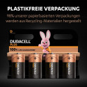 Duracell Plus D, battery (4 pieces, D)
