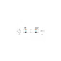 DeLOCK M8 panel-mount cable A-coded 3 pin female for panel with open cable ends front mounting 0.5 m