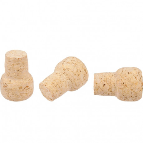 Looduslik T-kork BROWIN 650605 Ø19mm, 5 tk., 2.8 cm x 2.8 cm x 38.0 mm