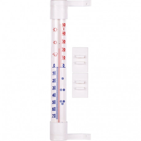 Outdoor Thermometer White BIOTERM 020502 -60°C to +50°C 23cm