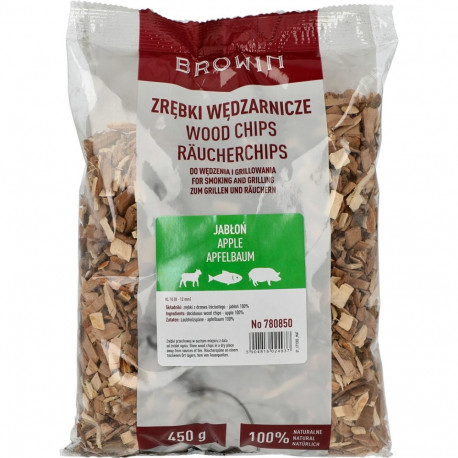 Suitsutamise/grillimise puiduhake, õunapuu, 450 g, kl.10 BROWIN 780850