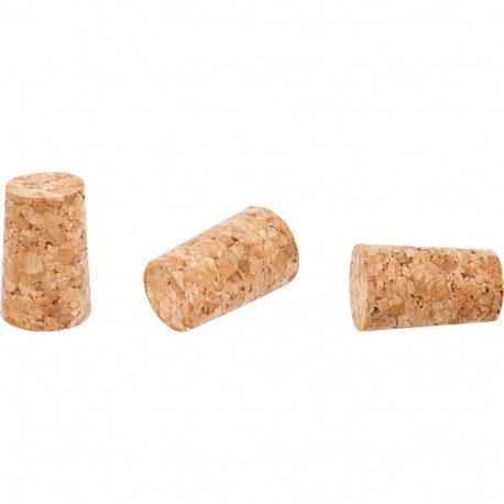 Browin 652301 natural agglomerated cork, conical, 23mm, 40mm, 10pcs.