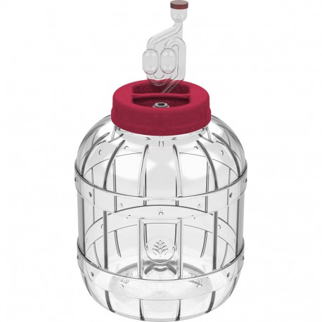Multifunctional 5 L fermenting jar BROWIN 602115, 18.8x18.8x23.6 cm, BPA-free