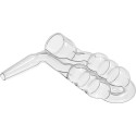 Angular Airlock for Containers BROWIN 405592, 8x2.2x9.6 cm, Plastic, Shatterproof