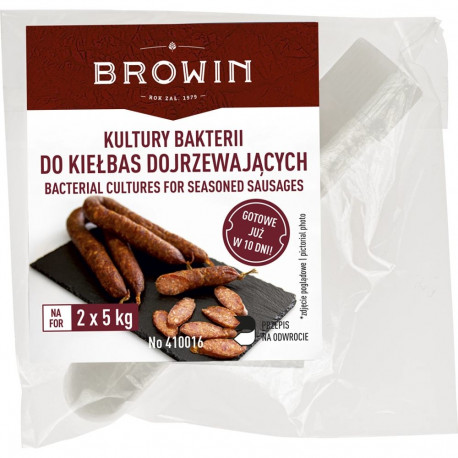 Bacterial cultures for sausages, 2 g BROWIN 410016, 10 cm x 0.5 cm x 10 cm