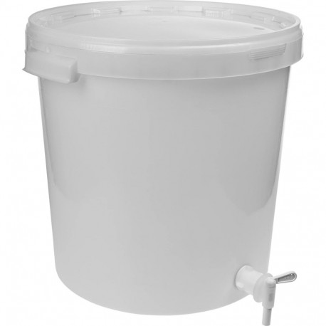 Fermentation bucket 30L with tap BROWIN 340432, polypropylene, BPA-free