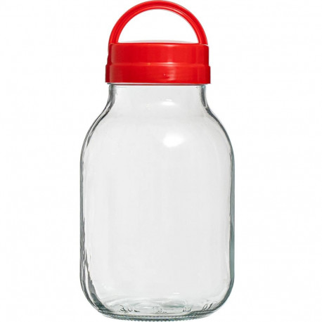 Browin liquor jar 3 L with cap Ø 100, 3.0 L, glass, 6 hooks