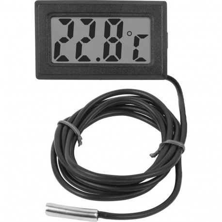 Digital Indoor/Outdoor Terrarium Thermometer BROWIN 220308 LCD Display, -50 to 110°C, 4.8x1.5x2.8 cm