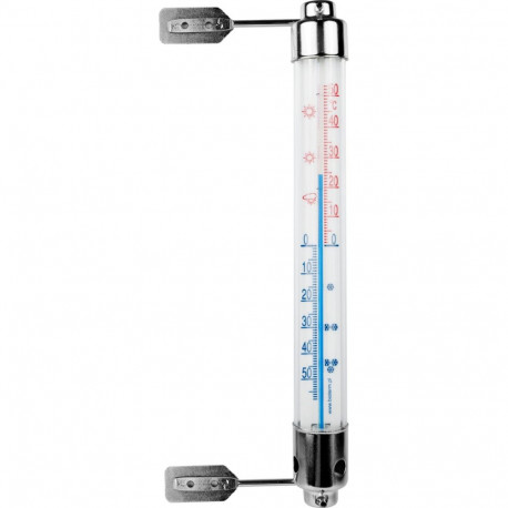 Mercury-free outdoor window thermometer with metal frame BIOTERM 020600 -50°C to +50°C 20cm