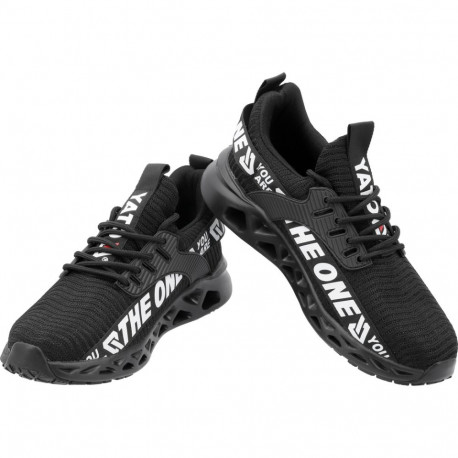 Low-Cut Safety Shoes PASADENA SB PL S. 43 YATO YT-80684, EN ISO 20345:2022, steel toe cap, non-slip 