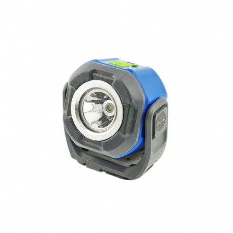 Hogert töölamp HT1E432, 550lm, 3,7V, 2000mAh, IPX4, IK07, 360°, USB-C, 3 režiimi, magnetiline, konks