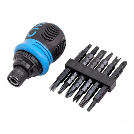 Reversible Screwdriver Set, FORSAGE, F-32807MR, Cr-V Steel, Telescopic Design