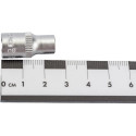 TORX Socket E7 1/4", ROCKFORCE, RF-52607, 25 mm, CrV