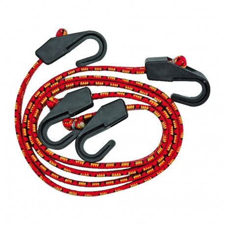 Elastīgās siksnas 2 gab. 100 cm, VOREL, 82370, gumija ar plastmasas āķiem