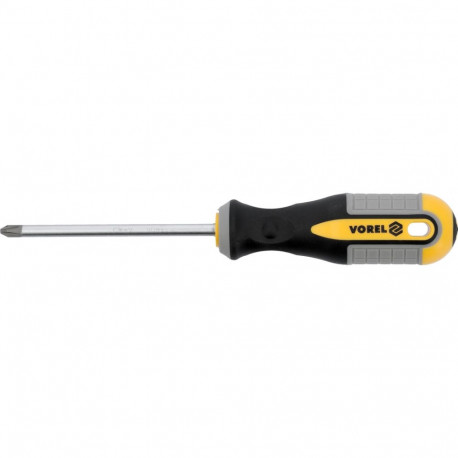 Vorel 60966 Phillips kruvikeeraja PH2x100mm, CRV 6150, satiin, magnetiseeritud, GRD