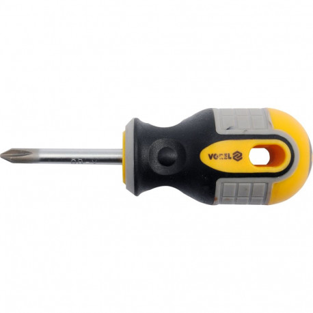 Vorel GRD 60923 Phillips screwdriver PH2x38mm, CRV 6150, satin, magnetized, PP/TPR handle