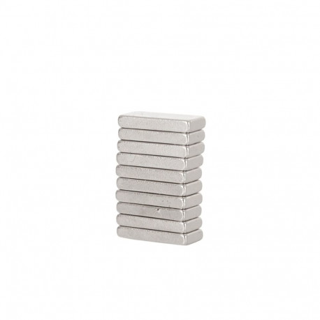 Neodīma magnēti 10x4x1.5mm, GEKO, G02429, plāni un jaudīgi (10 gab.)