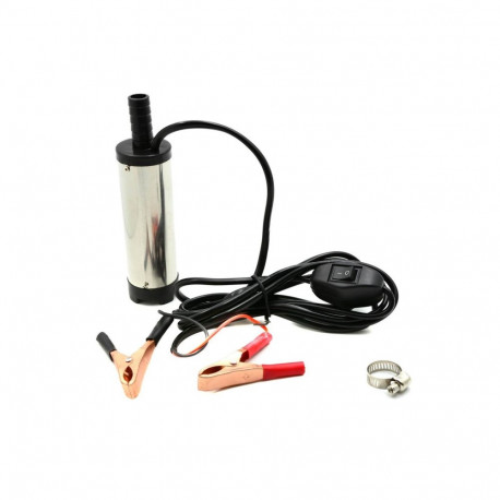 Geko G00943 sukelpump, 12V, 40W, 15L/min, 19mm, 8500rpm, 37mm, 290cm
