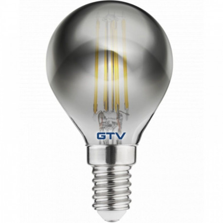 Gtv LED pirn E14, LD-G45FPE4-30, 4 W, 300 lm, 2700 K, AC220-240V, 360°, FILAMENT hall