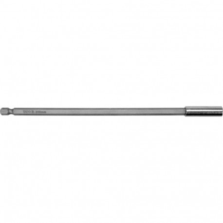 Yato YT-04682 screwdriver bit holder, 1/4" (6.3 mm), 200 mm, magnetic, 40Cr, oxidized, hexagonal